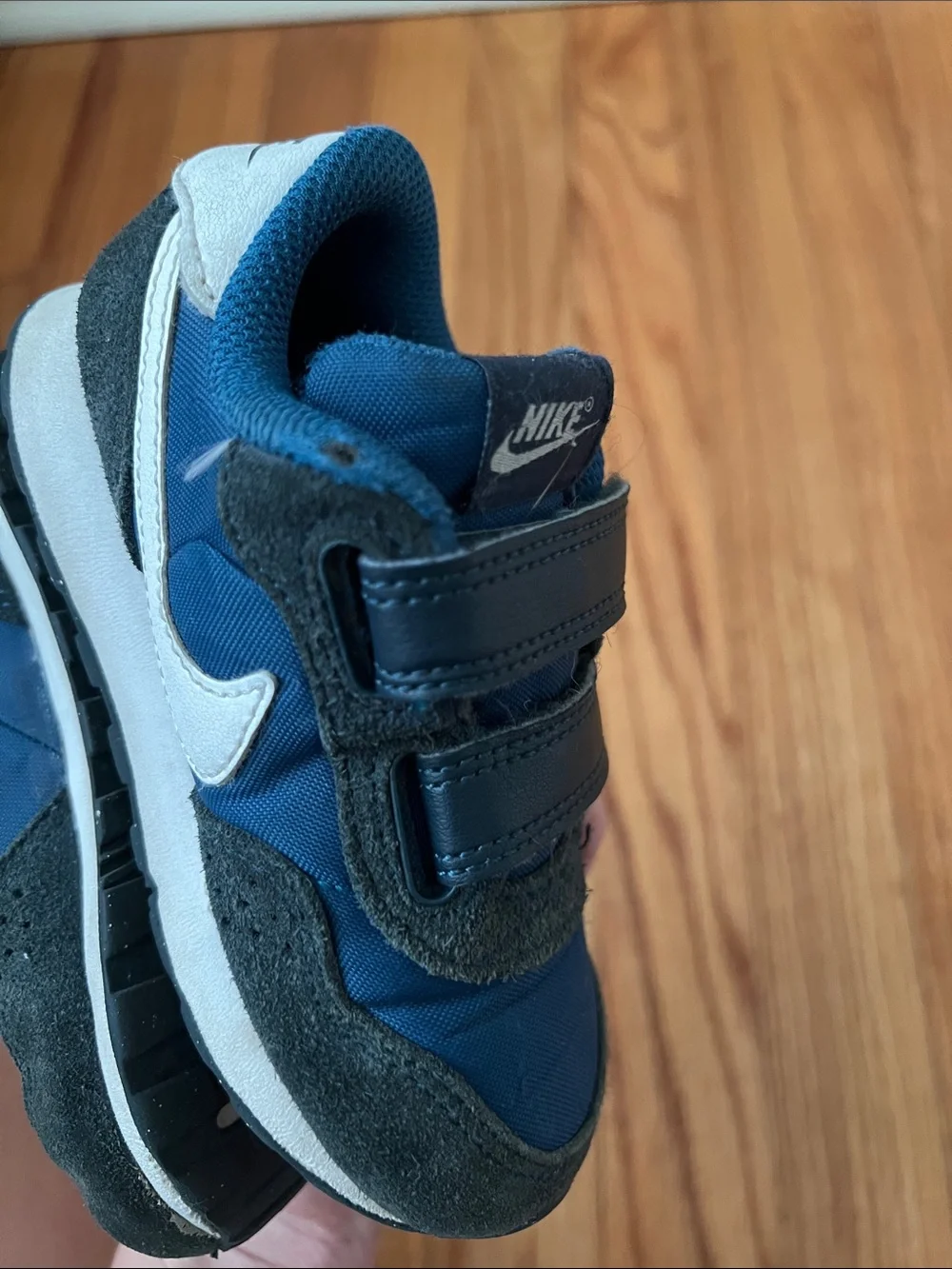 NIKE MD Valiant 8C Toddler Marina Navy Blue Suede Sneakers Shoes CN8560-405
